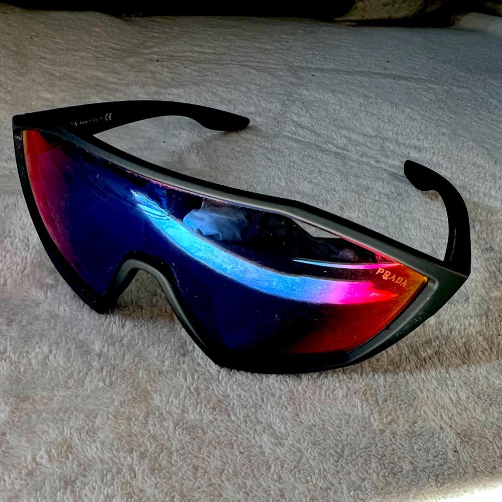 Prada LINEA ROSSA 10US Shield Sunglasses